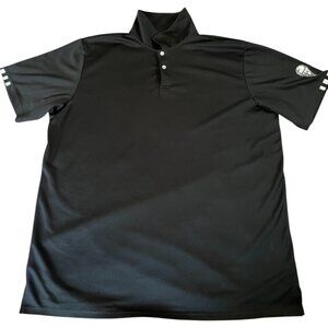 KFC Polo Team Shirt Black w/White‎ Accents Size 2X